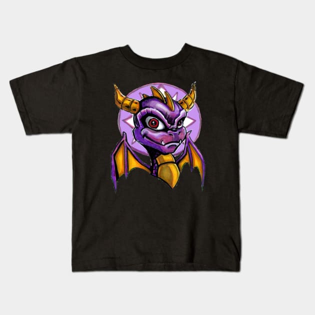 Magic Dragon Kids T-Shirt by Djnebulous